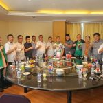 Ketua DPW PPP Banten, Subadri Ushuludin berfoto bersama seluruh Ketua DPC PPP se Banten usai menggelar rapat penolakan Muswil PPP Banten