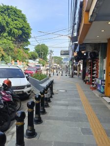 Kondisi terkini pedestrian kawasan Royal Baroe setelah dilakukan penataan oleh Pemkot Serang
