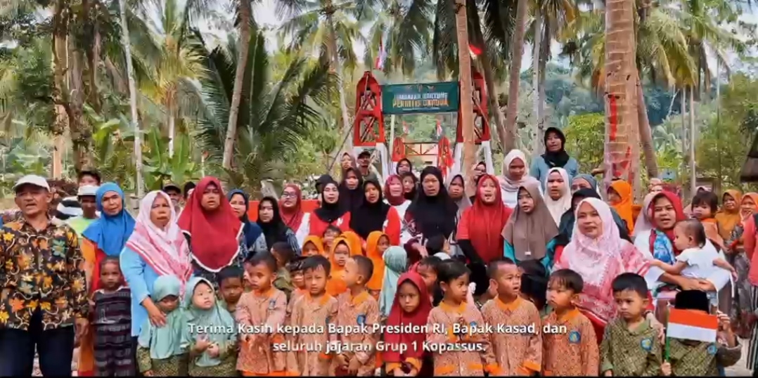 Dedikasi Grup 1 Kopassus: Bangun Jembatan Gantung, Sulap Jalur Bahaya Jadi Akses Aman Warga Anyer